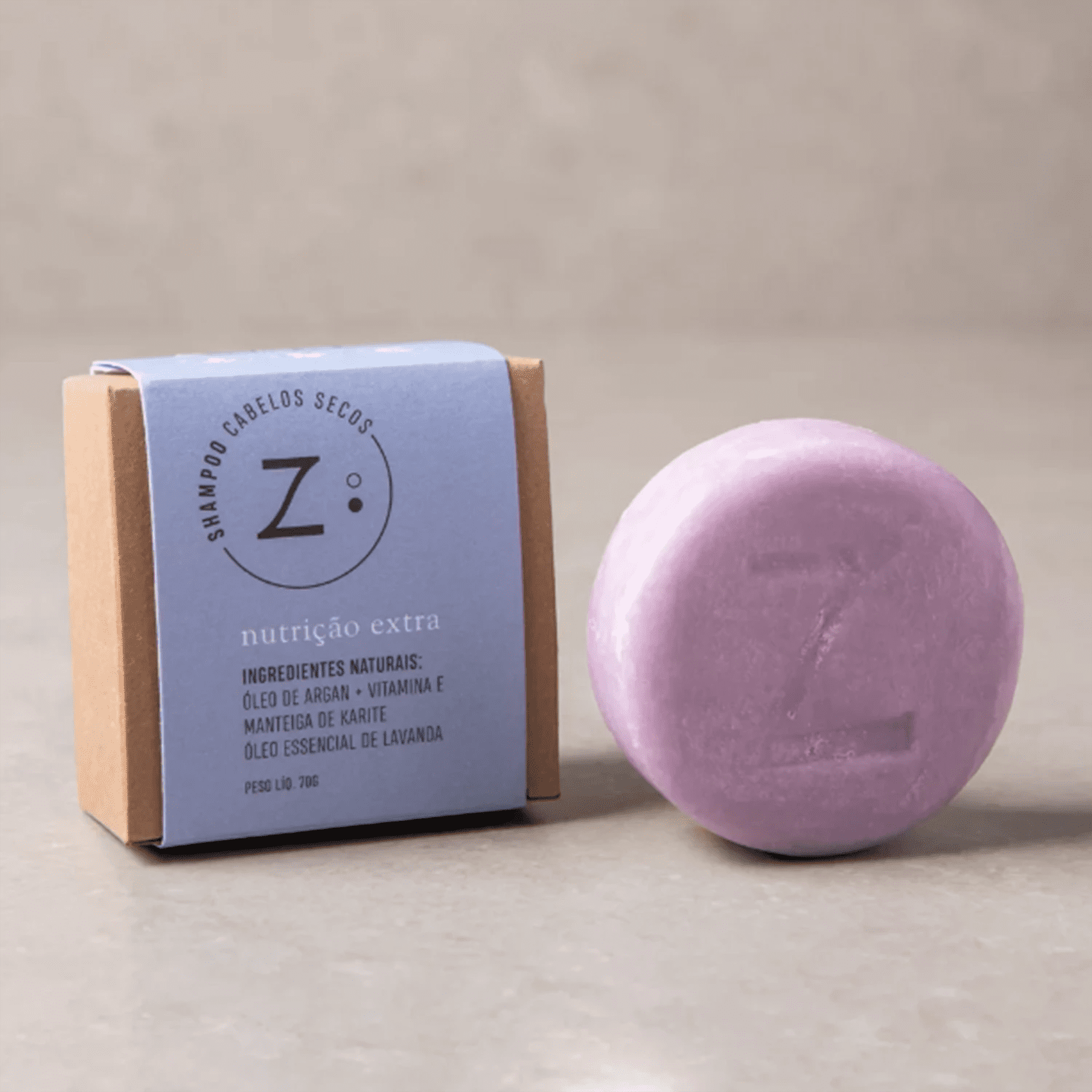 Shampoo em barra cabelos secos vegano e natural