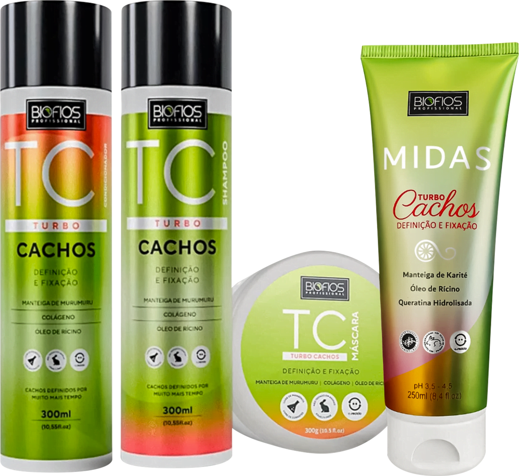 Shampoo Turbo Cachos Biofios - definição e fixação de cachos