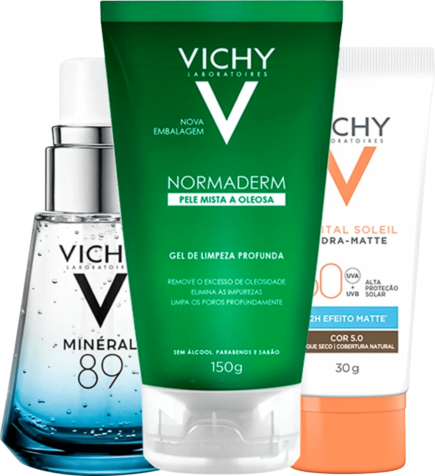 KIT VCH NORMADERM GEL LIMP FACIAL 150G+CAPITAL SOLEIL PROT SOL FACIAL