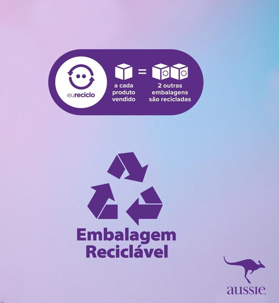 Kit Aussie Botox Effect Fios Nutridos e Alinhados Shampoo 360ml e 3