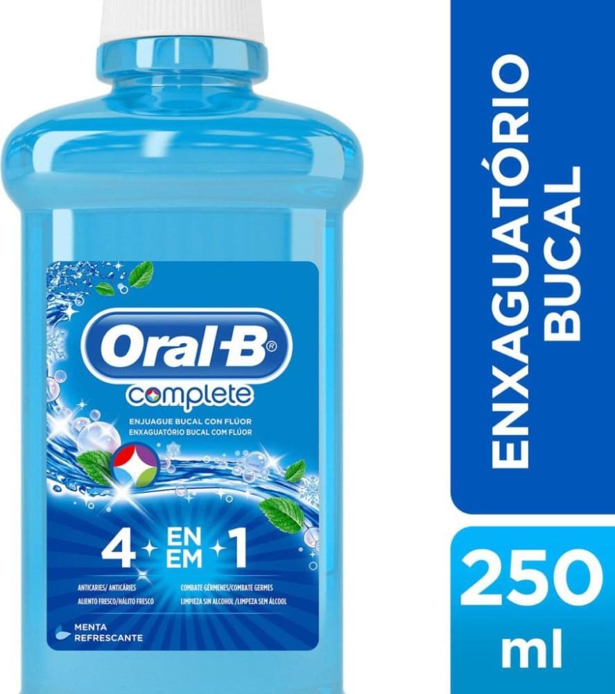Antisséptico Bucal OralB Complete Menta 250ml