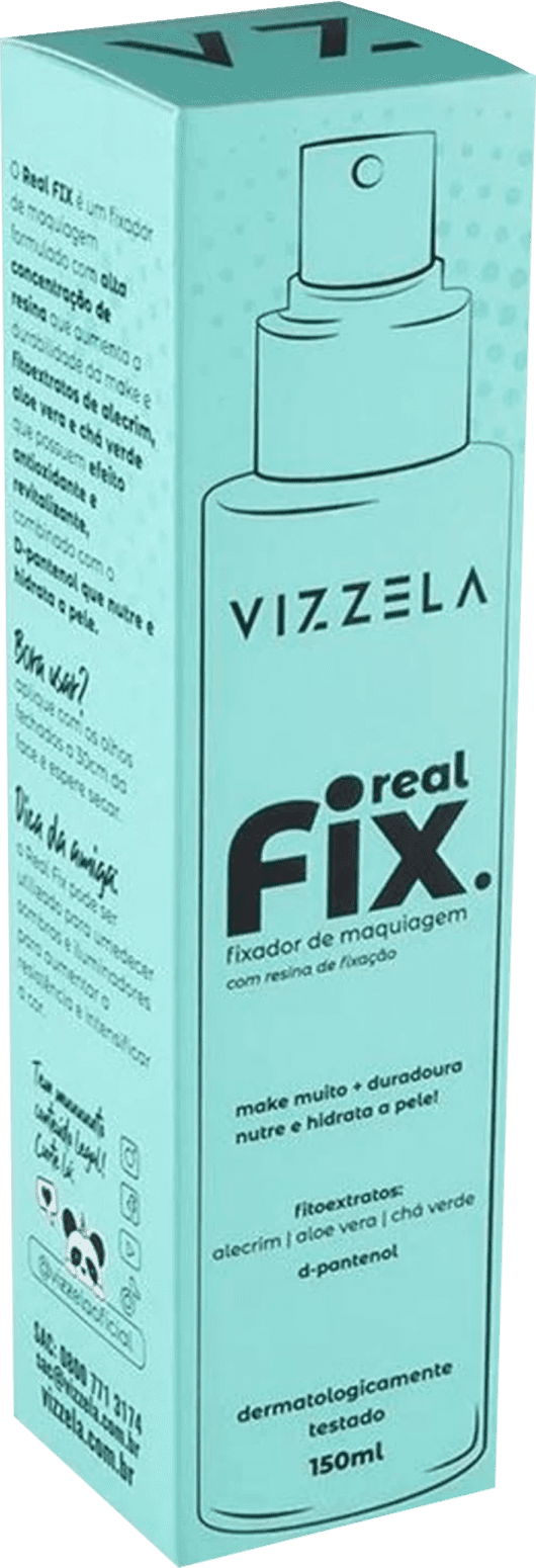 Fixador de Maquiagem Real Fix - Vizzela - Ousada Make e Cosméticos