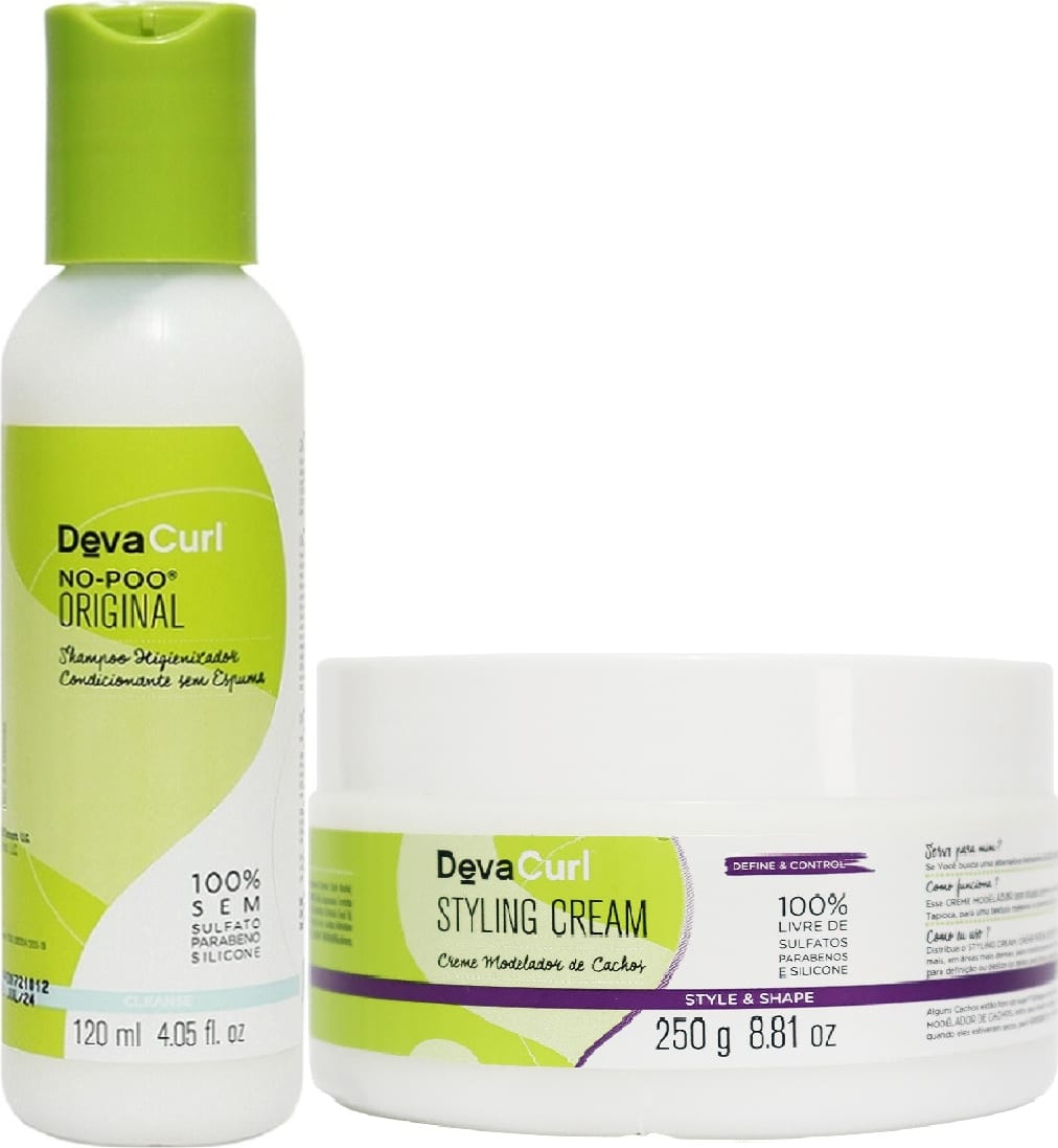 Kit Deva Curl No Poo Styling Cream Beleza Na 