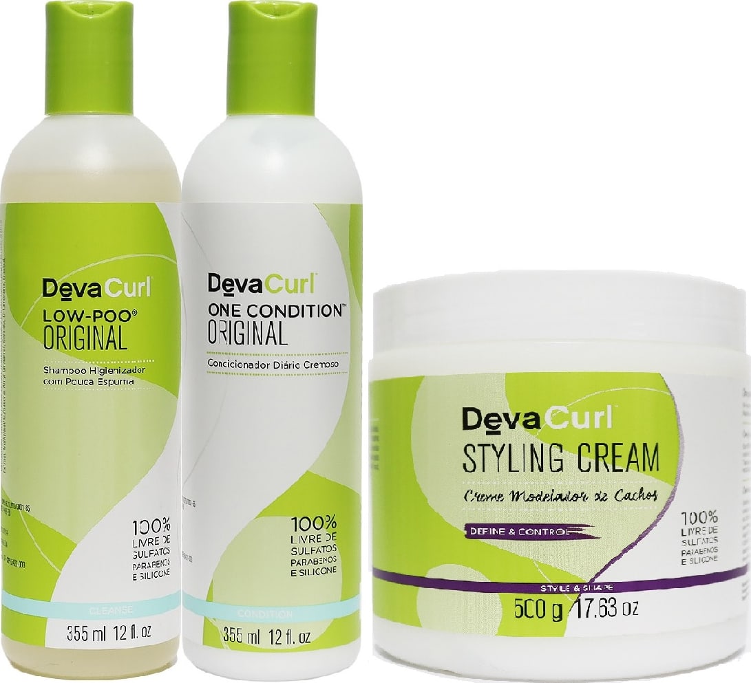 Kit Deva Curl Original + Styling Cream Beleza na 