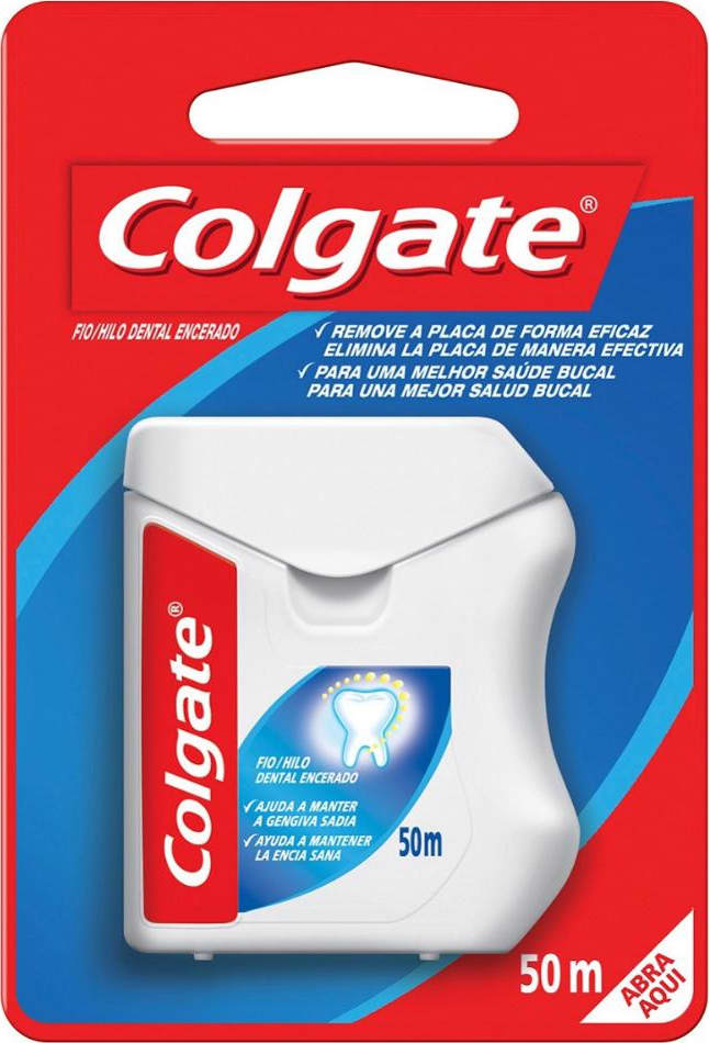 Kit Fio Dental Colgate Total 50m com 3 unidades