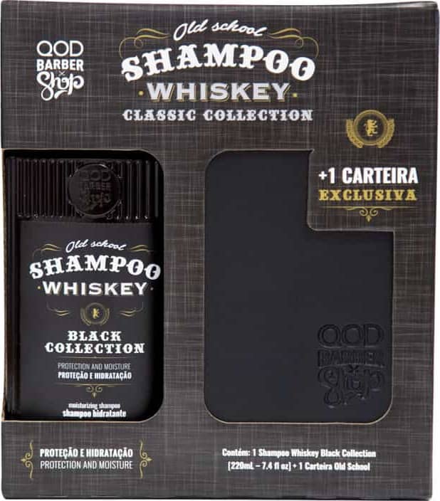 Shampoo para Barba e Cabelo QOD Proteção e Hidratação Old School