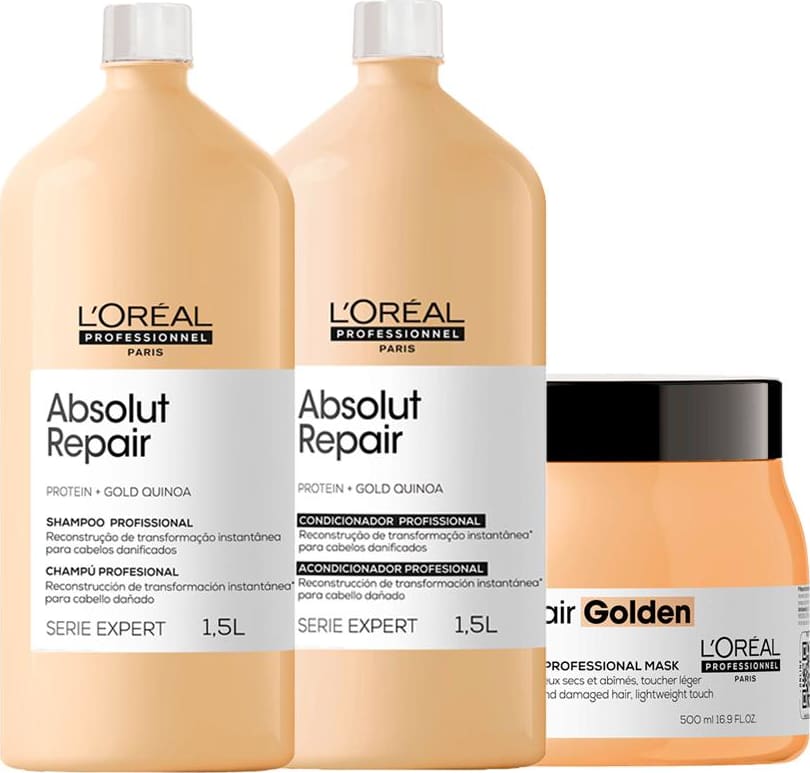 Kit L'Oréal Professionnel Serie Expert Absolut Repair Gold Quinoa