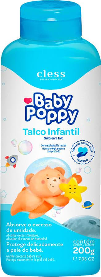 Talco Infantil Rosa - Só Baby 200G