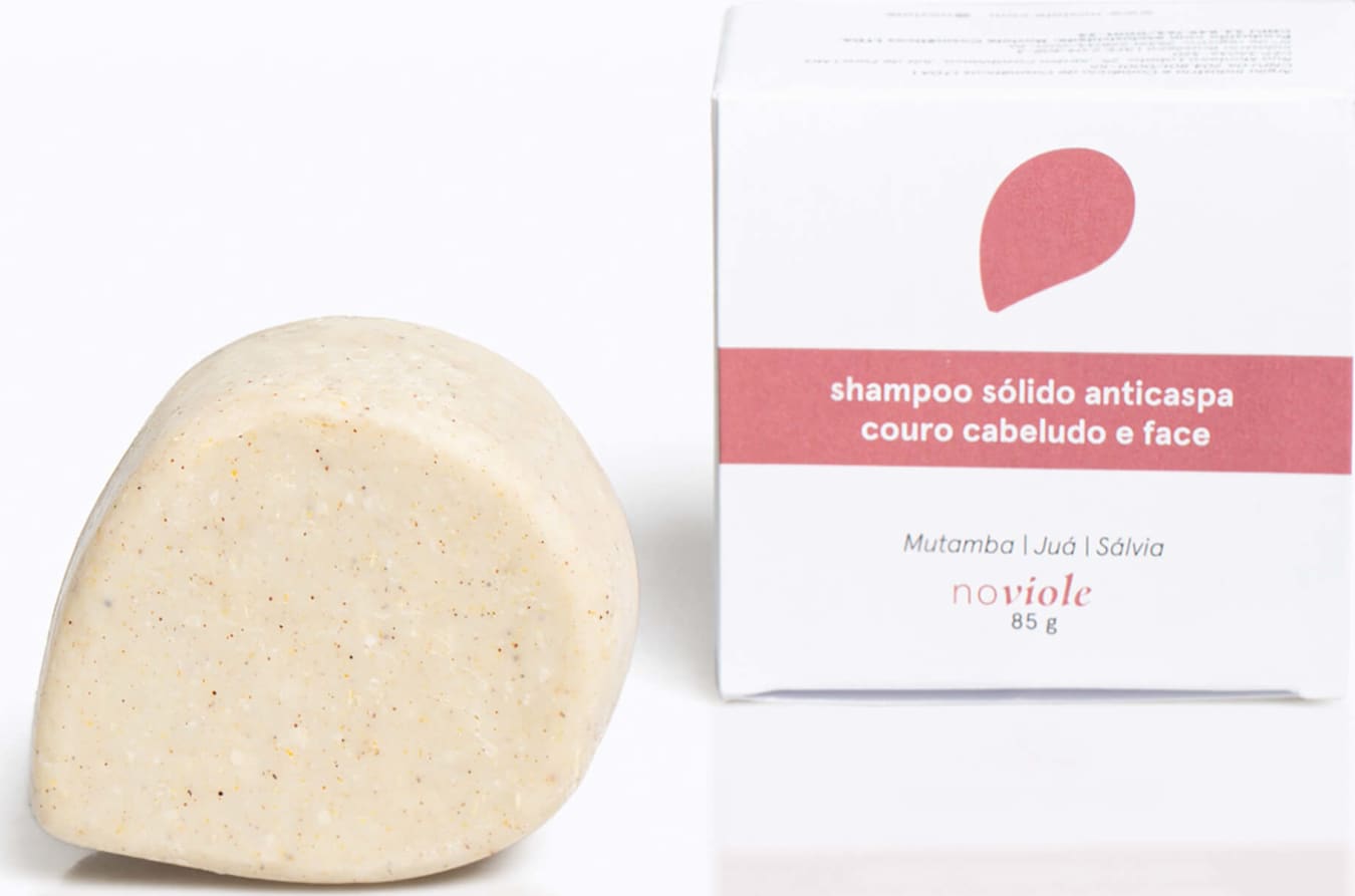 Shampoo Sólido Noviole Anticaspa Beleza Na 