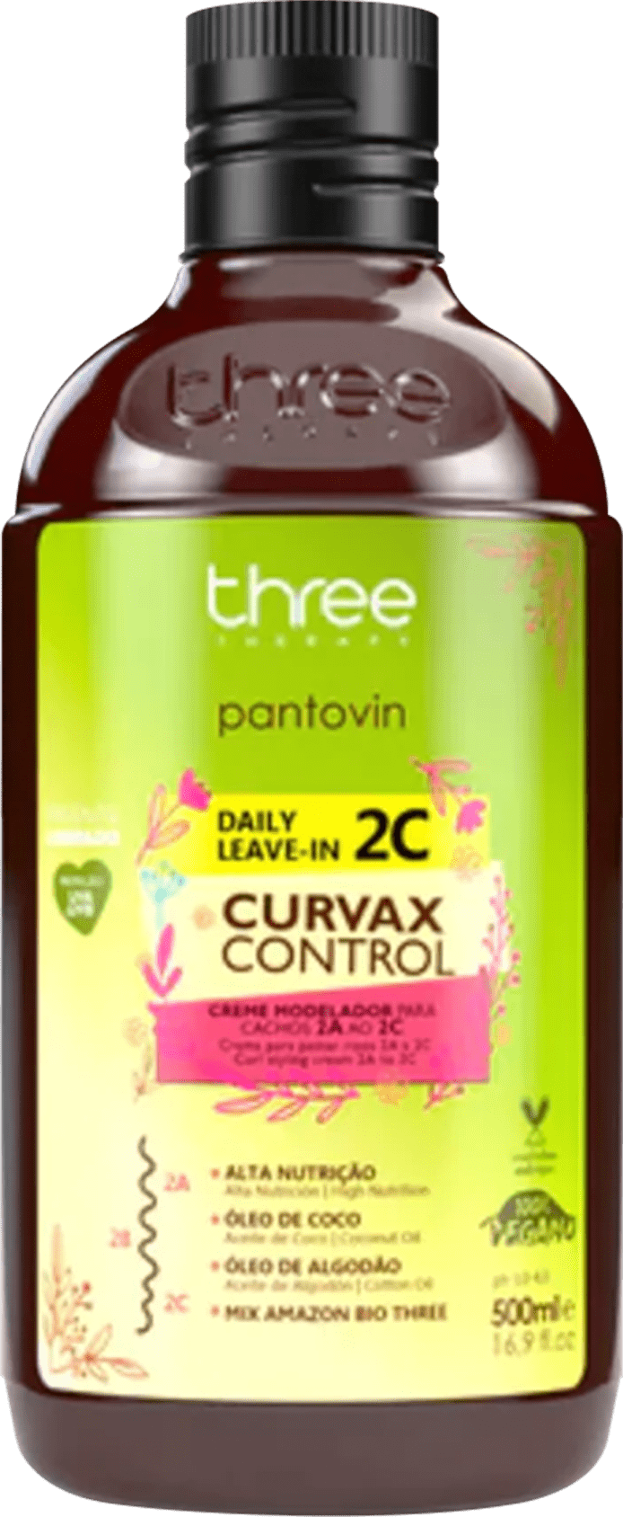 Leave-in Three Therapy Curvax Control Daily 2C | Beleza na Web