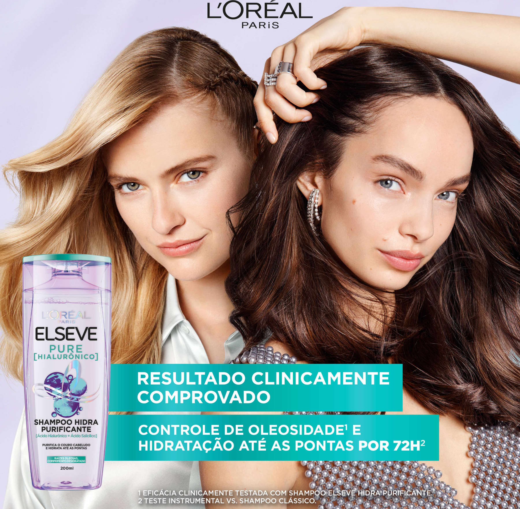 Shampoo Elseve L'Oréal Paris Pure Hialurônico | Beleza na Web