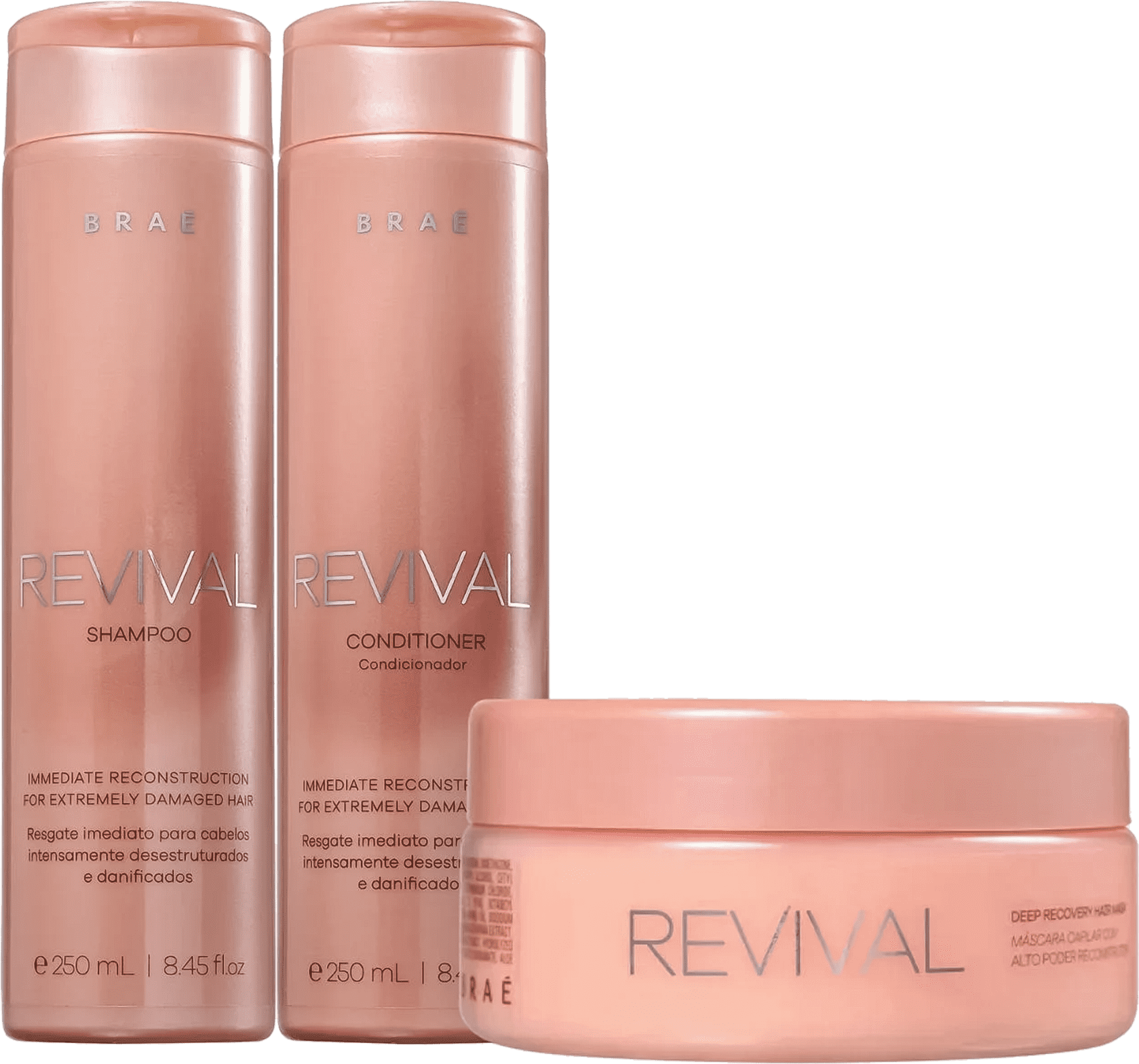 Kit Braé Revival Trio de Tratamento Diário Beleza Na 