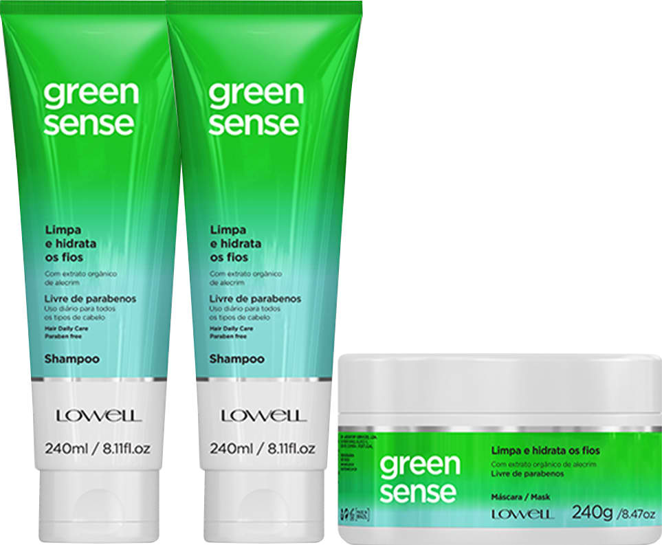 Kit Lowell Green Sense Limpeza Hidratante Beleza Na 