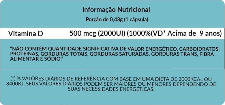 Vitamina D - 30 dias - Eleve Life