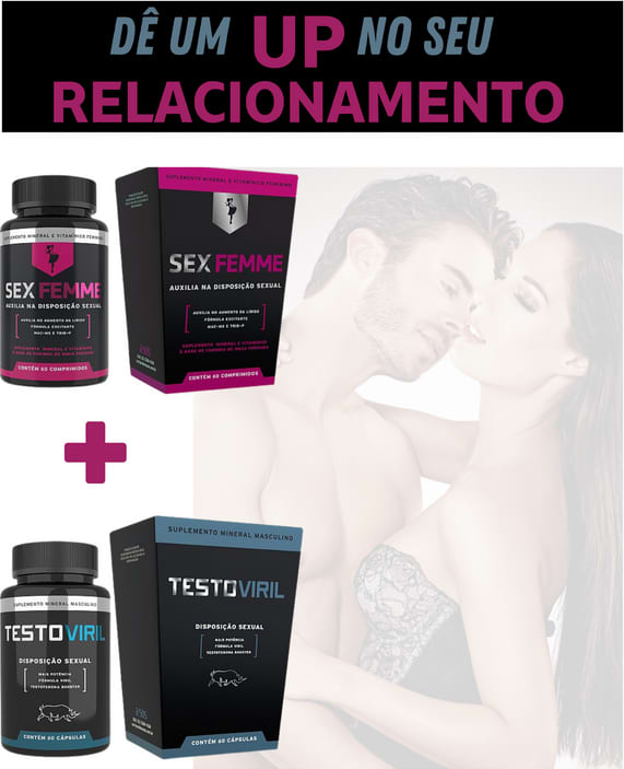 Kit A Sós Suplemento Casal Testoviril Sex Femme Beleza Na Web 