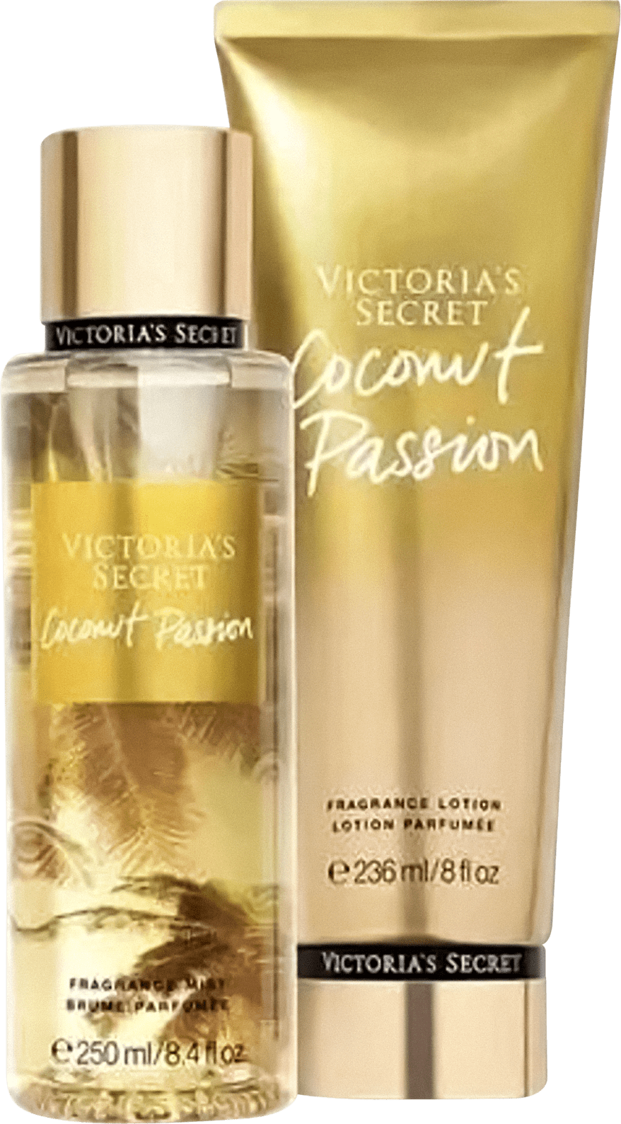 Kit Creme Corporal Hidratante Com Body Splash Spray coconut passion  Victoria Secret Atacado no Shoptime