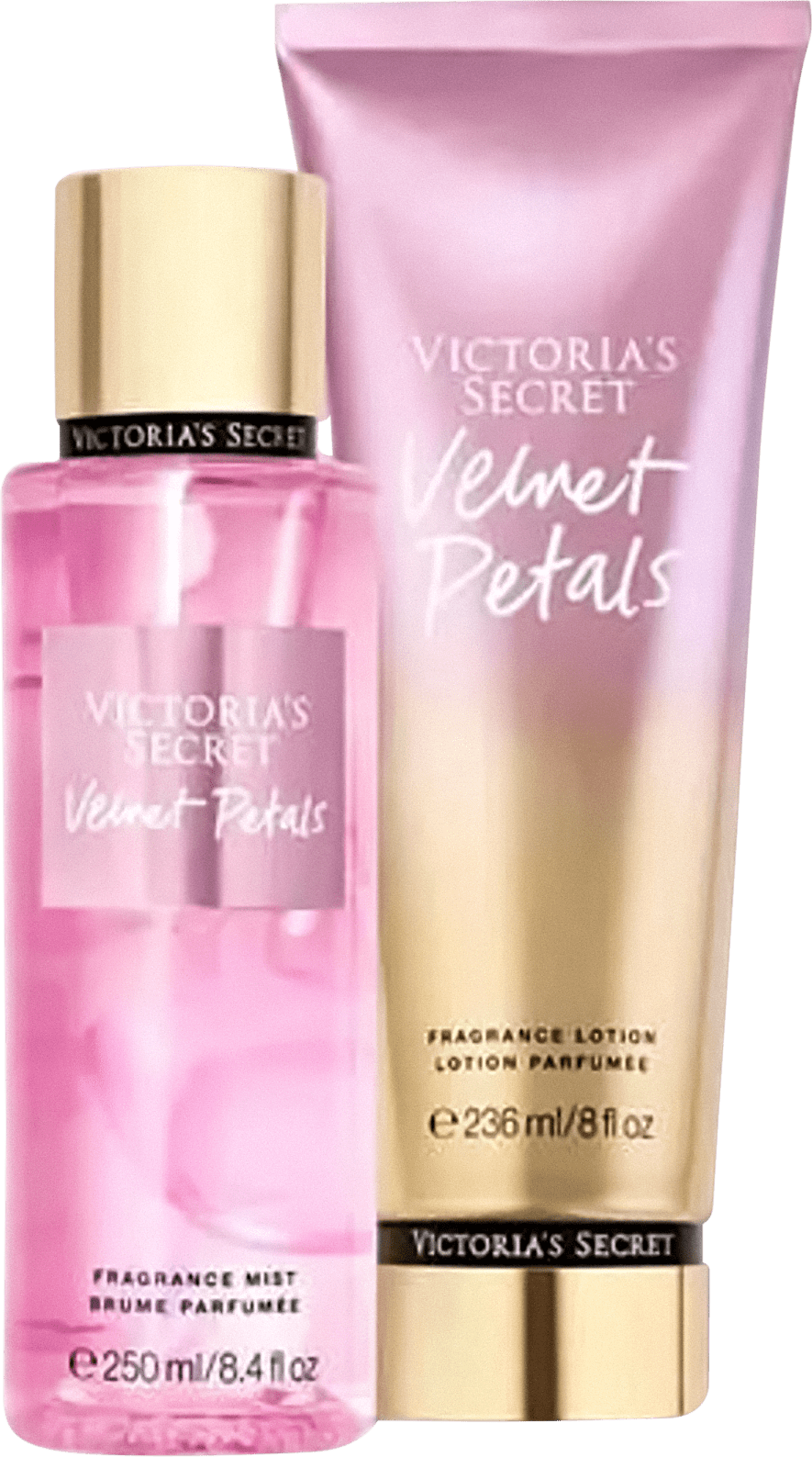 Victoria's Secret Kit Mini Body Splash + Body Lotion Velvet Petals - Bi  Store Cosméticos
