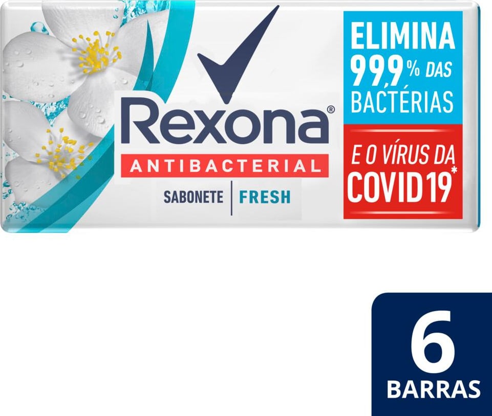 Rexona é 1º marca de sabonetes eficaz contra a COVID-19