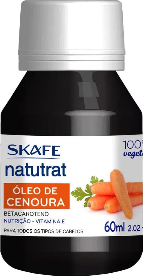 Óleo Capilar Skafe Natutrat Óleo de Cenoura | Beleza na Web
