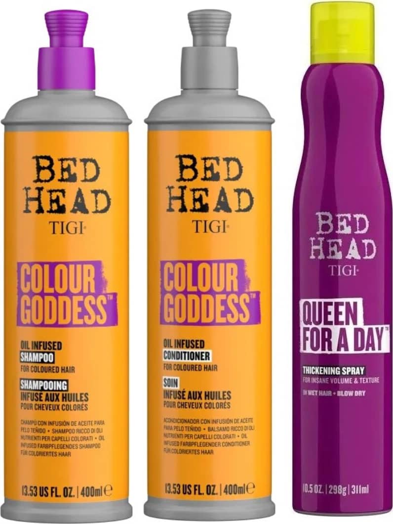Kit TIGI Bed Head Colour Goddess Queen For A Day (03 Produtos)