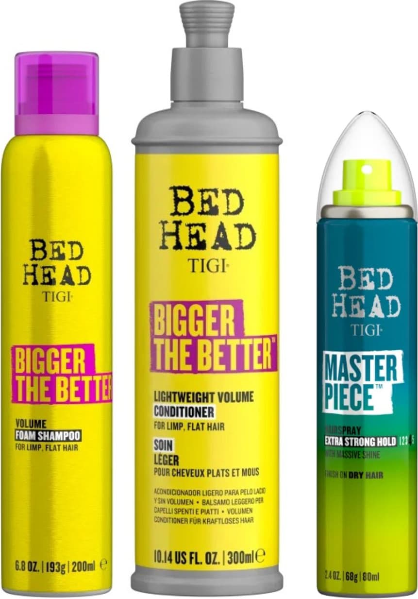 Kit Bed Head TIGI Bigger The Better Masterpiece(03 Produtos)