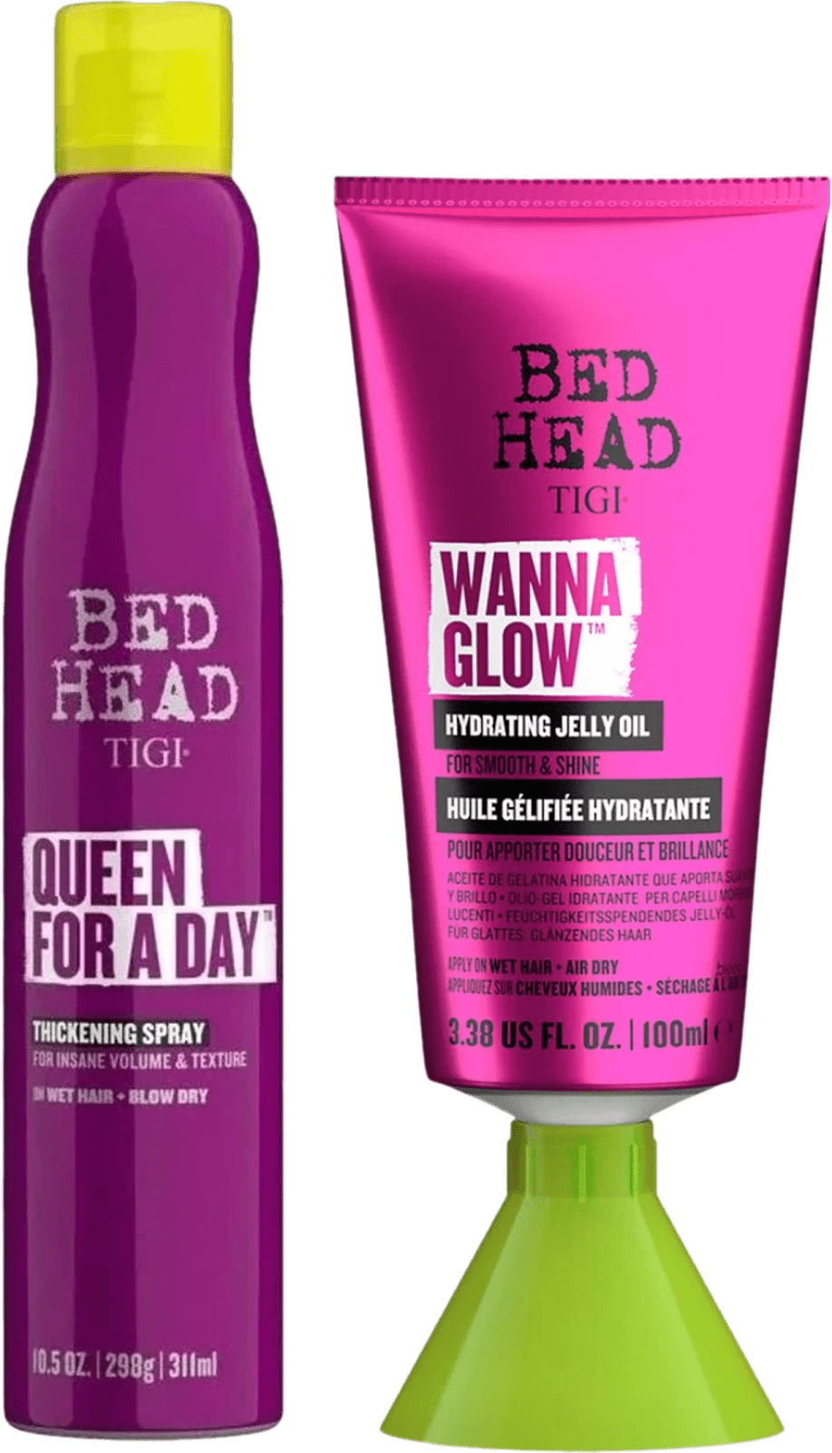 Kit TIGI Bed Head Queen For A Day Wanna Glow (02 Produtos)