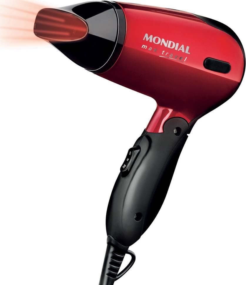 Secador Cabelo 1200w Beauty Ar Quente Pra Profissional