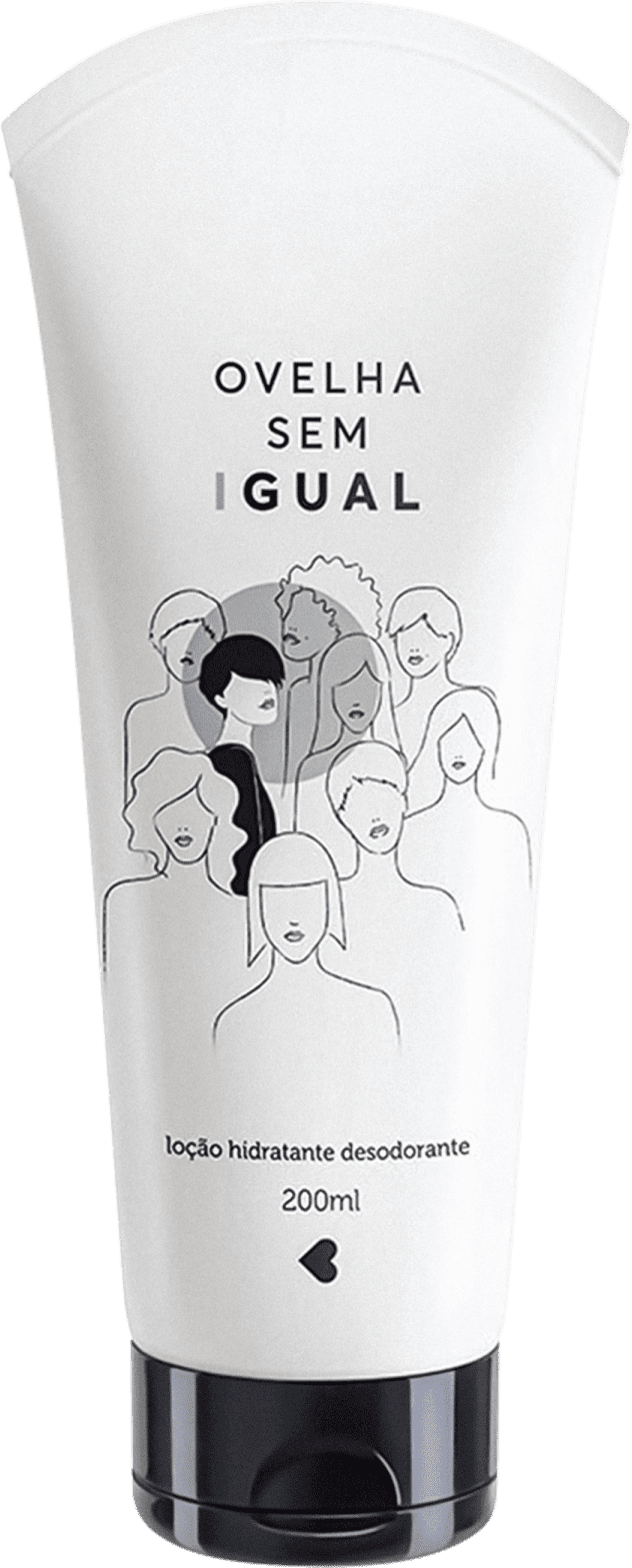 Ovelha Sem Igual Desodorante Loção Hidratante Corporal 200ml