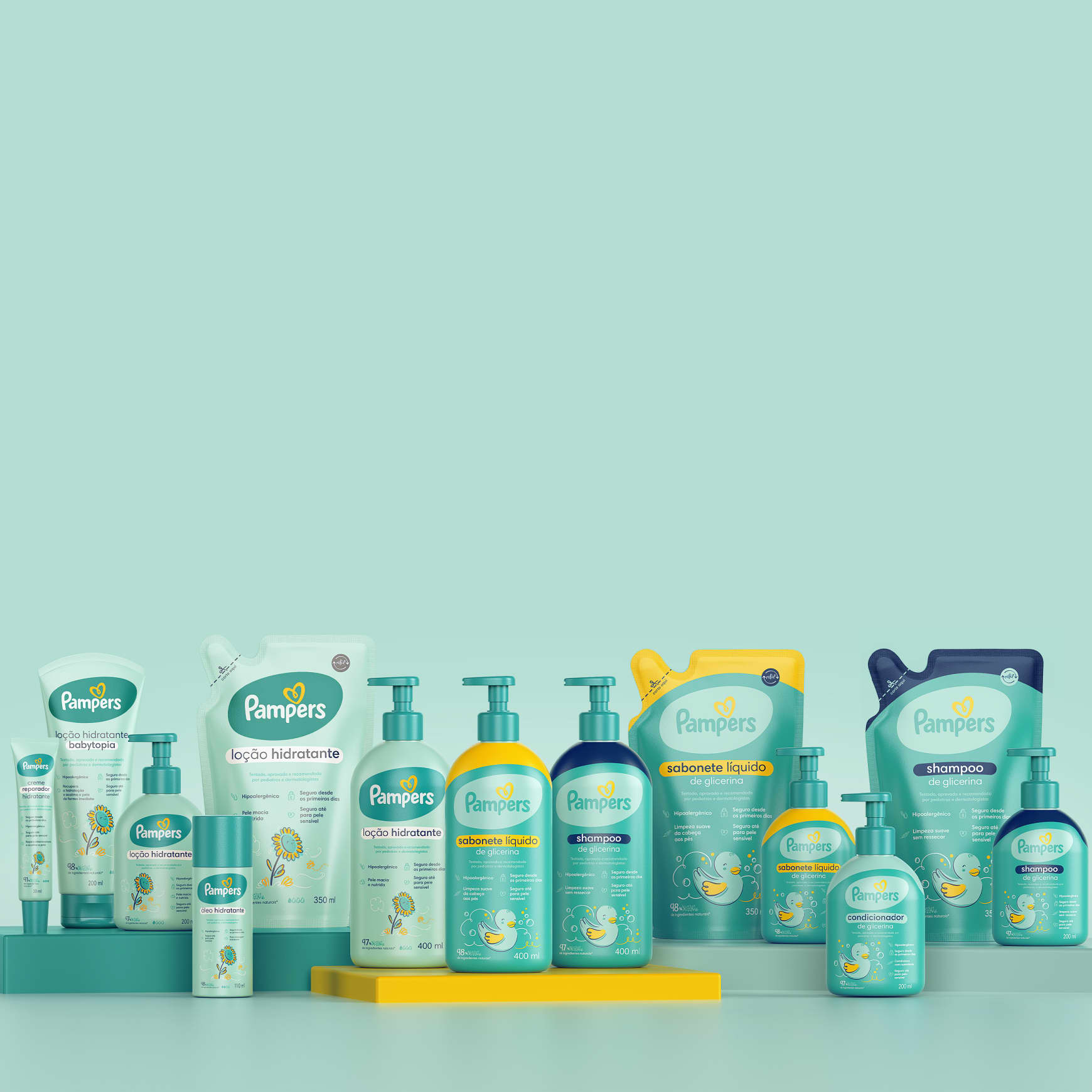 Condicionador Pampers Glicerina Beleza na Web