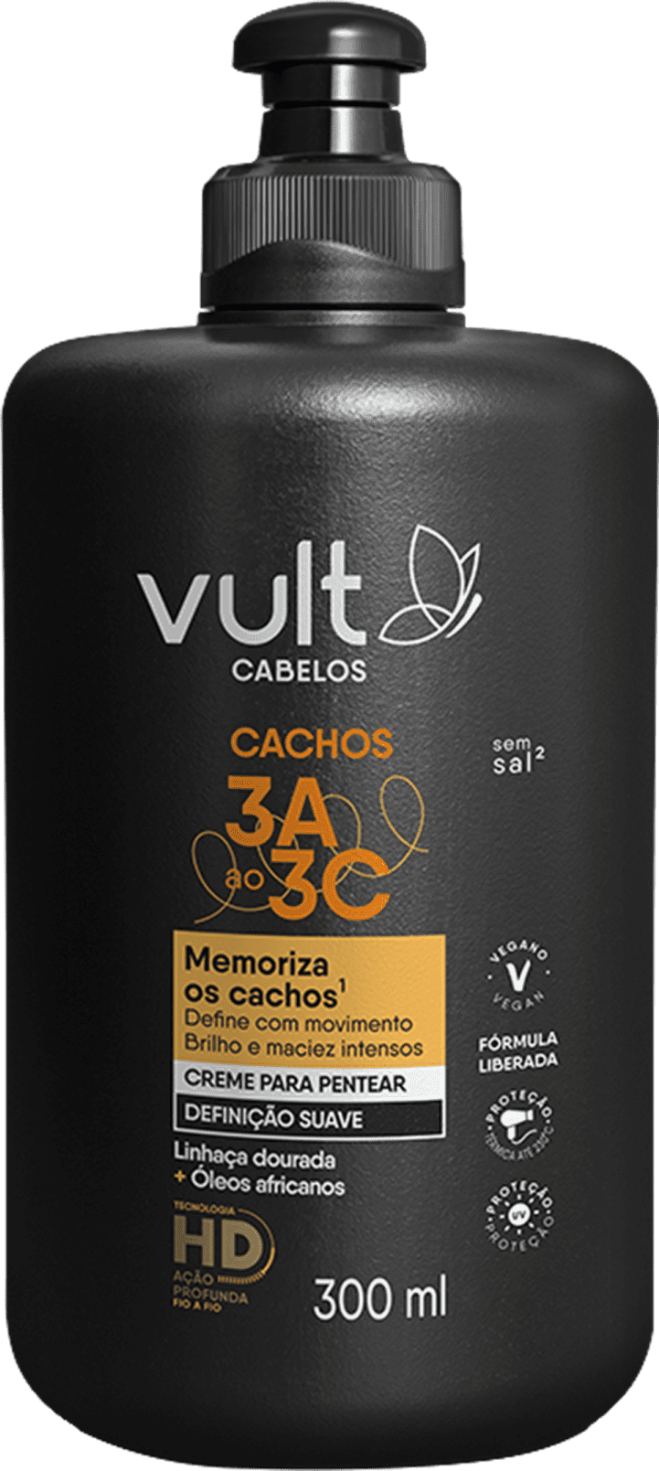 Creme de Pentear Hidradefinição Vult Cabelos Ondulados 300ml