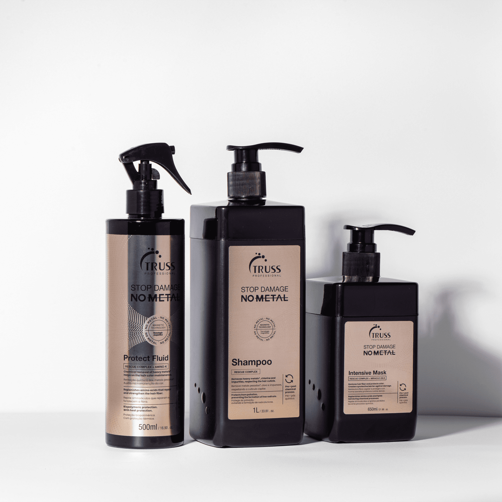 Máscara Capilar Truss Stop Damage No Metal | Beleza Na Web PRO Pro