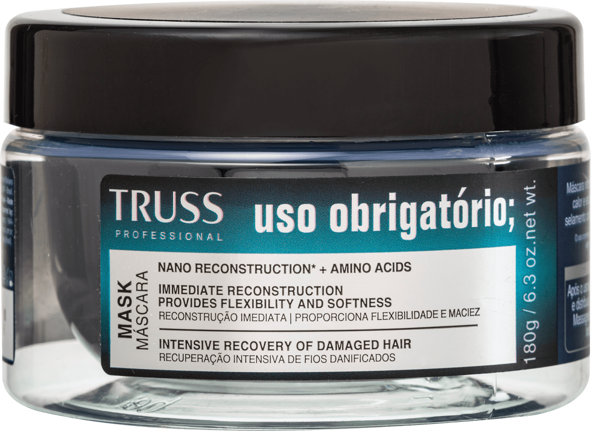 Máscara de Tratamento TRUSS Uso Obrigatório | Beleza na Web