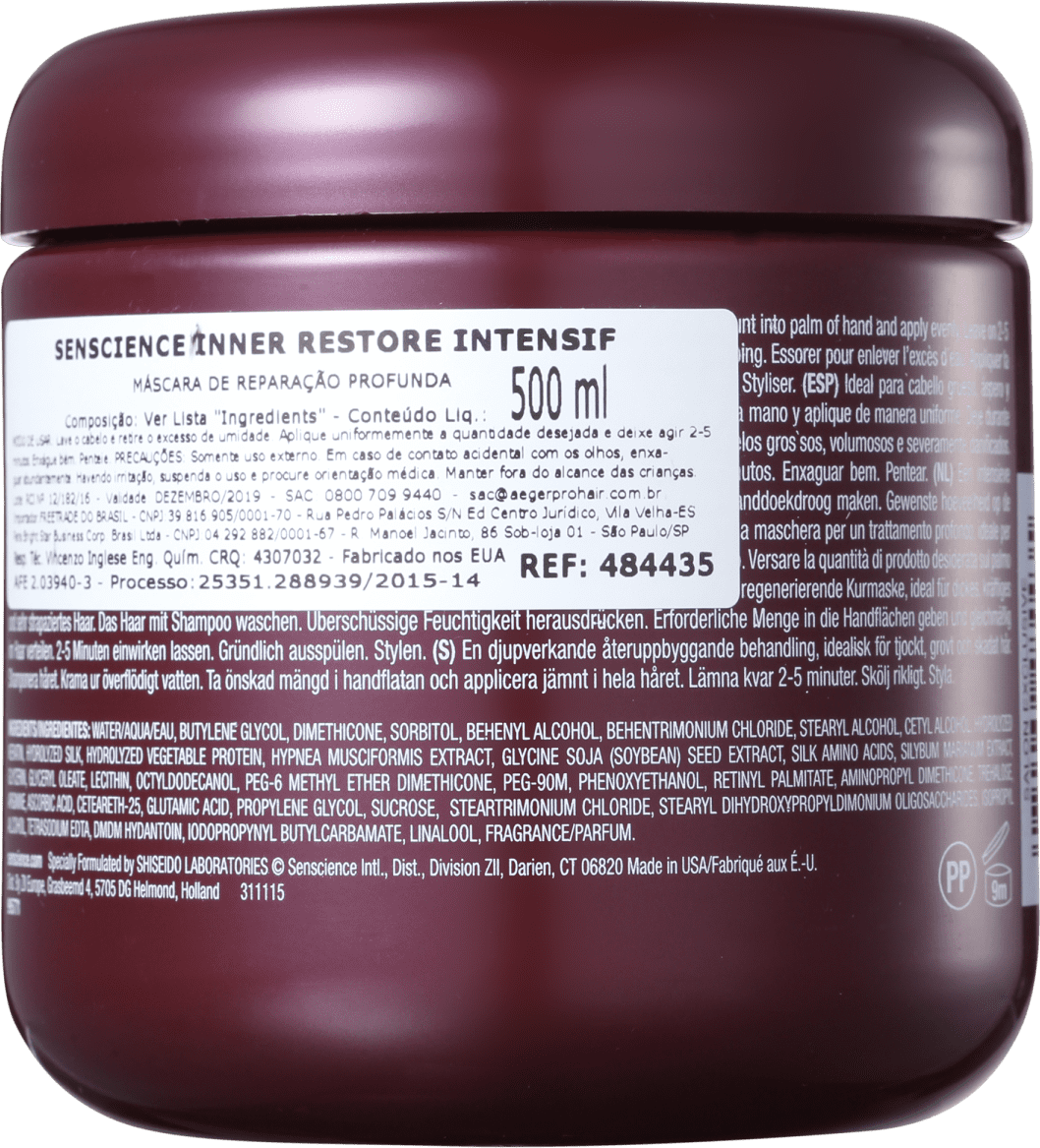 Senscience Inner Restore Intensif - Máscara Capilar 500ml