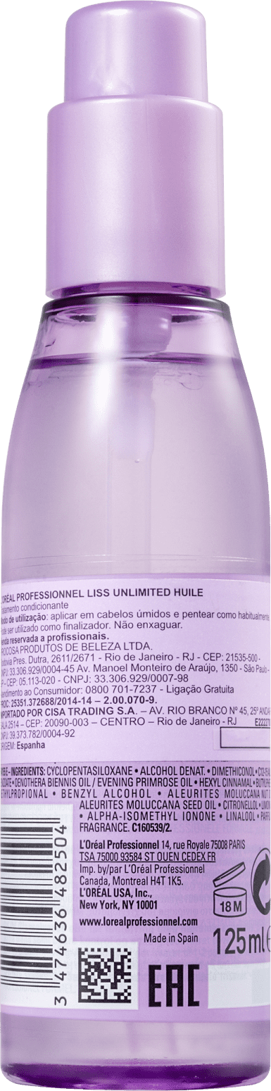 L'Oréal Professionnel Expert Liss Unlimited - Óleo Capilar 125ml