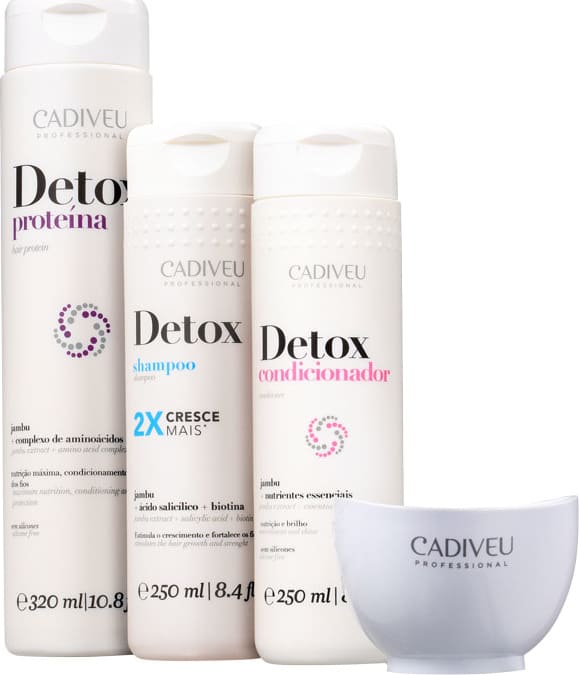 Kit Cadiveu Professional Detox Home Care + Pote (3 Produtos)