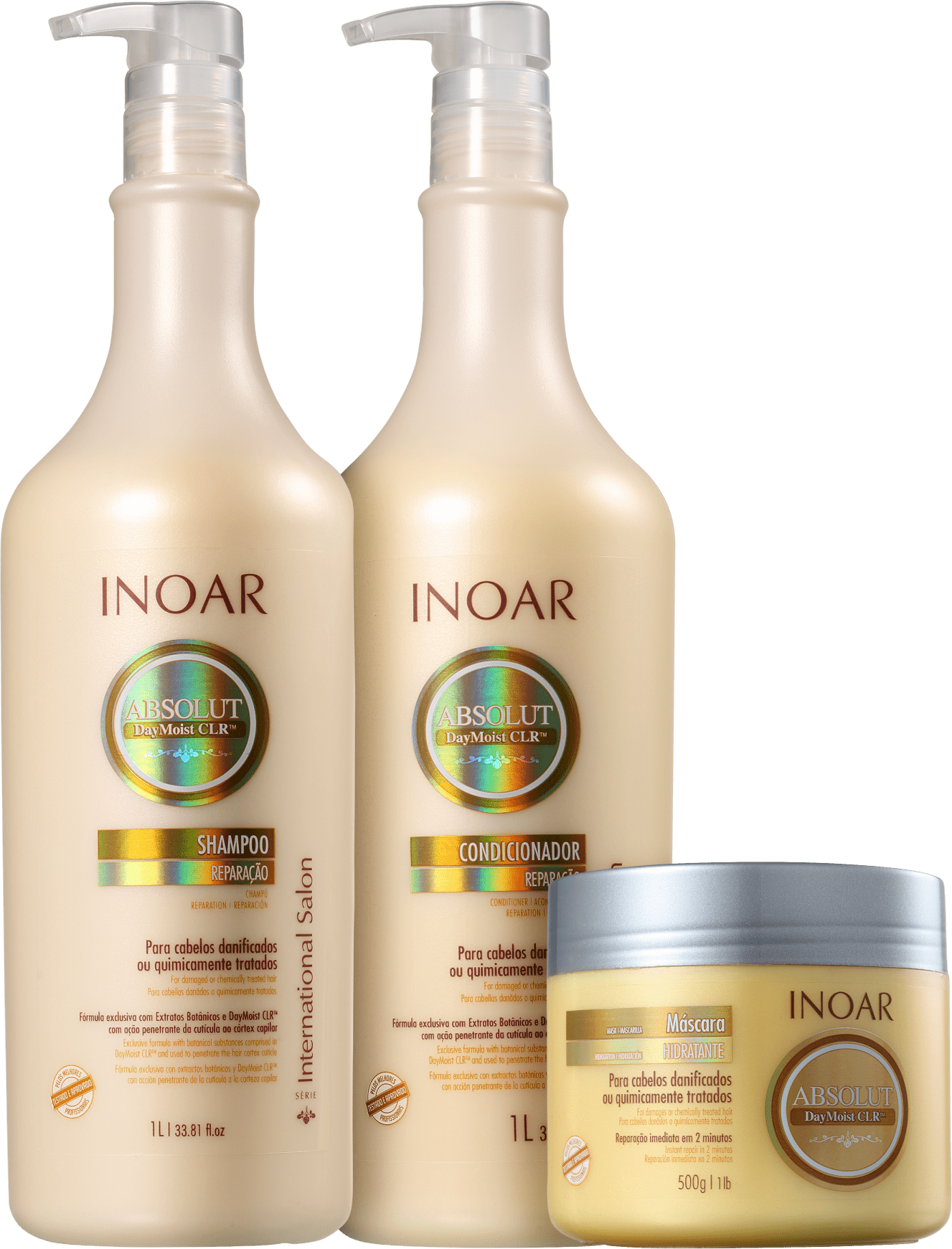 Kit Inoar Absolut DayMoist CLR Trio (3 Produtos)