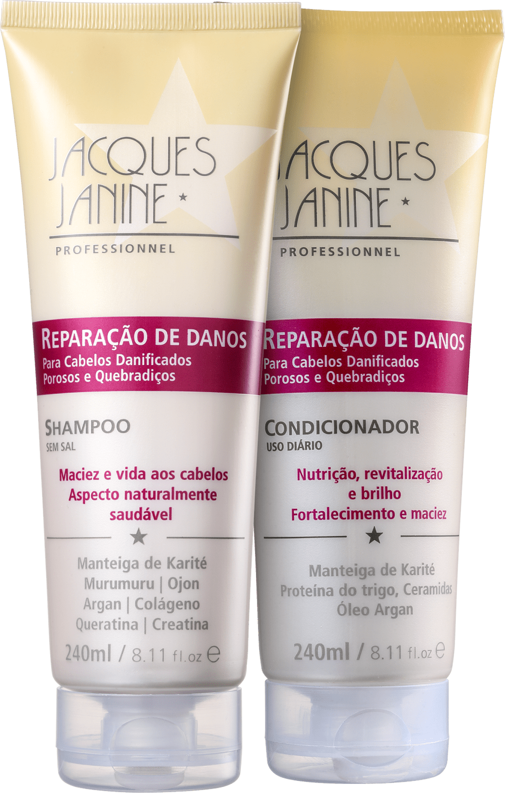 Kit Jacques Janine Professionnel Reparação de Danos Duo (2 Produtos)