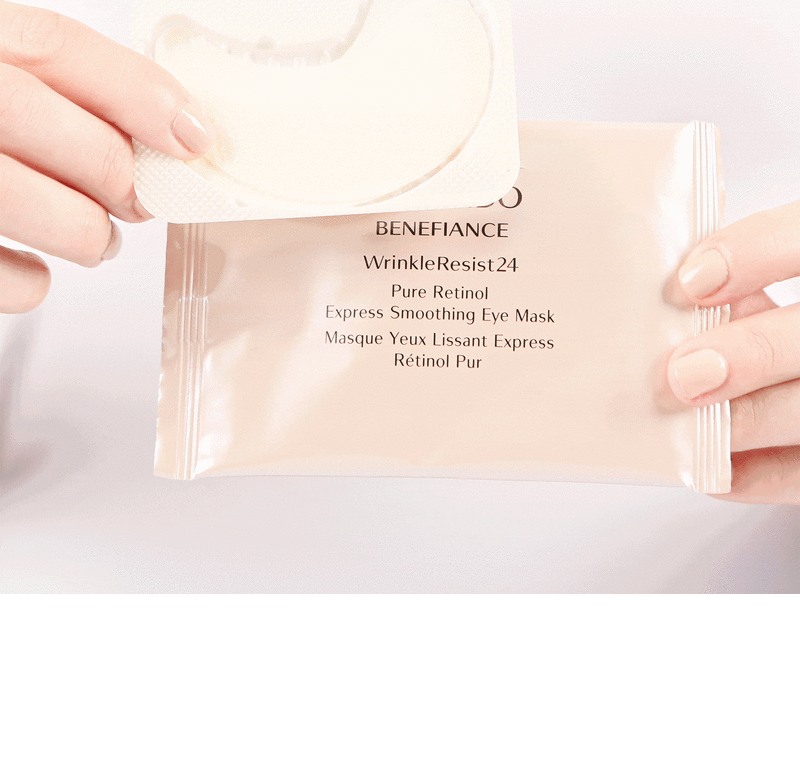Shiseido Benefiance Wrinkle Resist24 Pure Retinol - Máscara Anti-Idade para Área dos Olhos (12 Sachês)