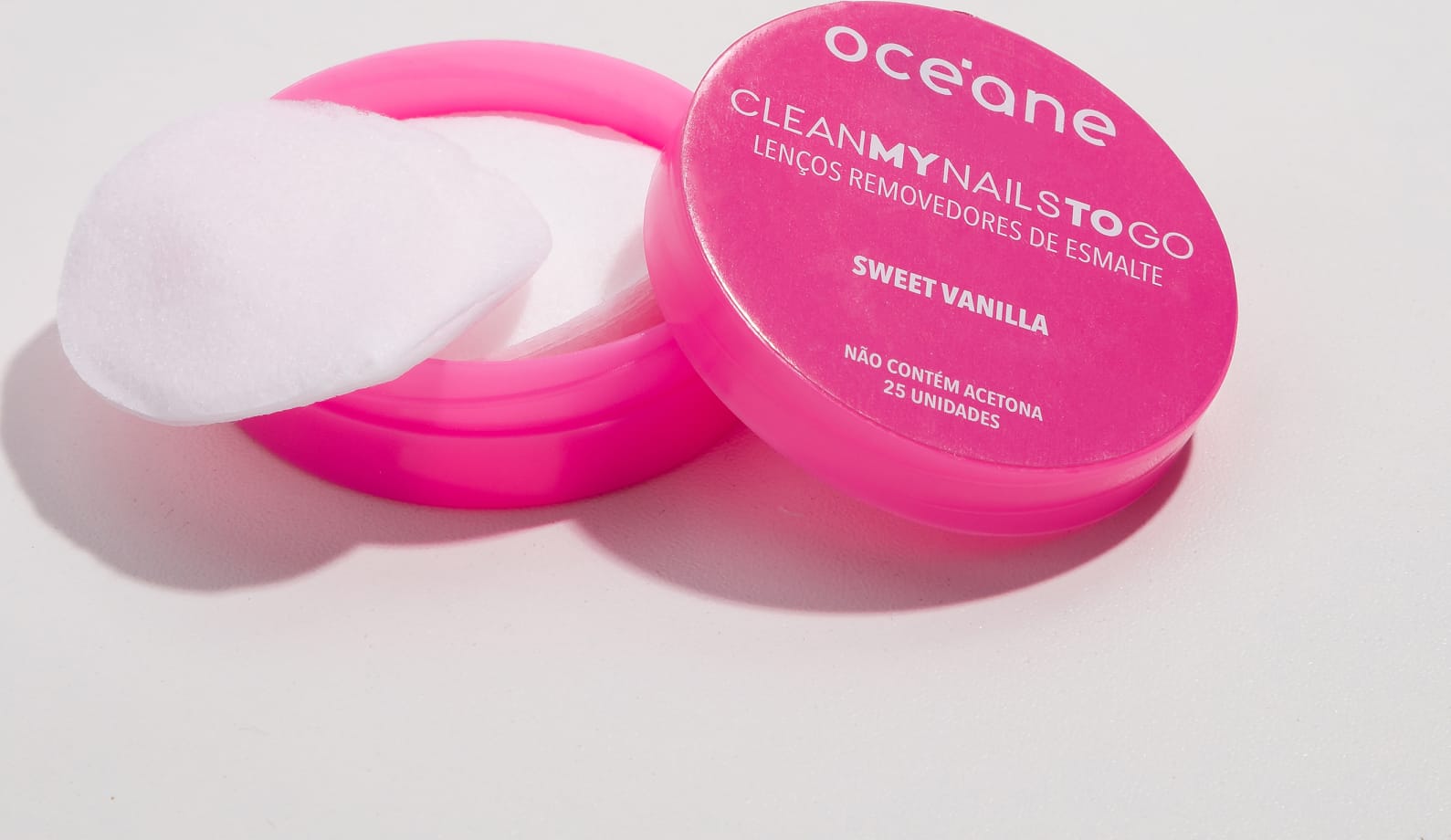 Clean My Nails To Go Sweet Vanilla - Lenço Removedor de Esmalte (25 unidades)
