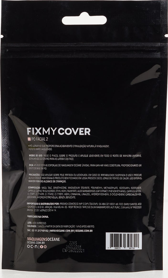 Fix My Cover 2 - Pó Compacto Matte