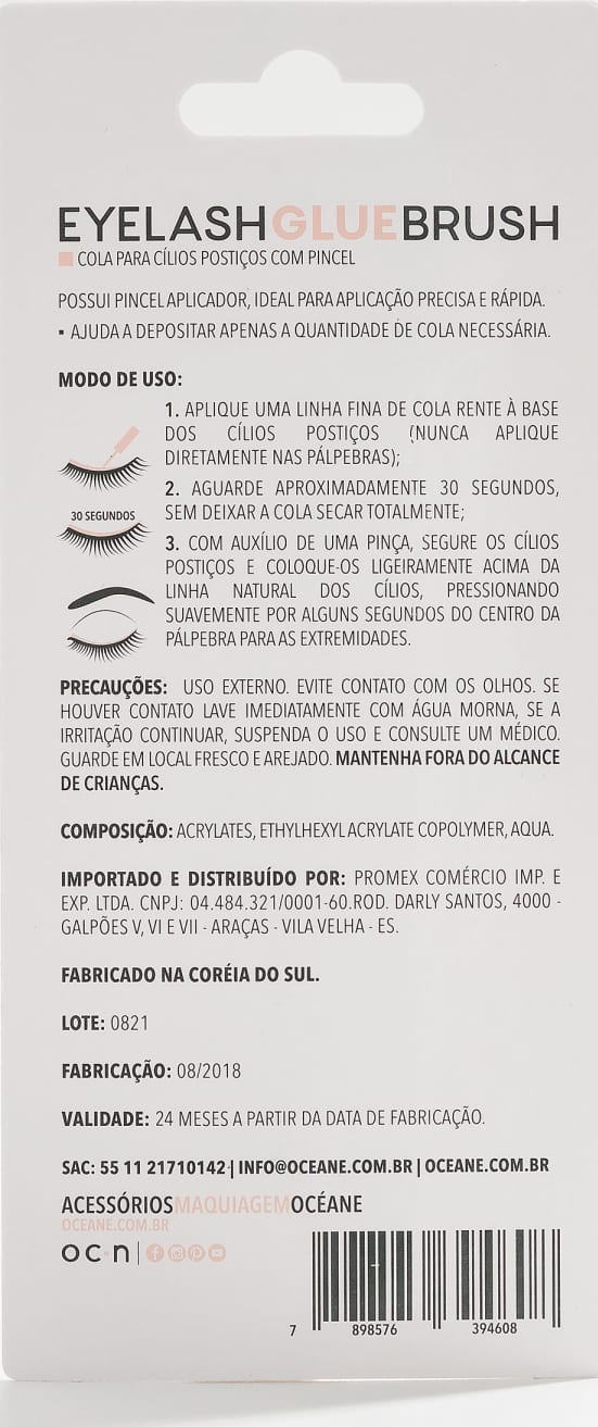 Eyelash Glue - Cola para Cílios 5g