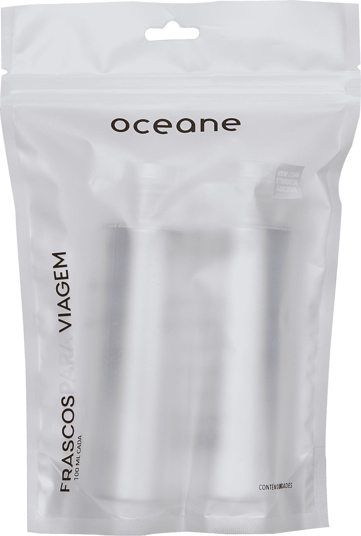 Kit Frascos para Viagem 100ml (2 Unidades)
