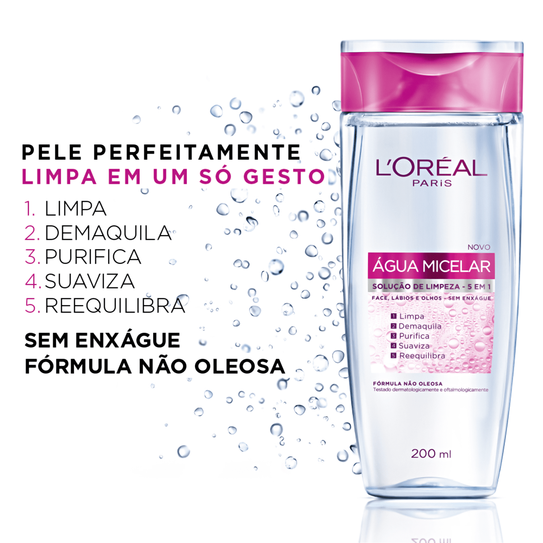 L'Oréal Paris Dermo Expertise Água Micelar 5 em 1 - Água Demaquilante 400ml