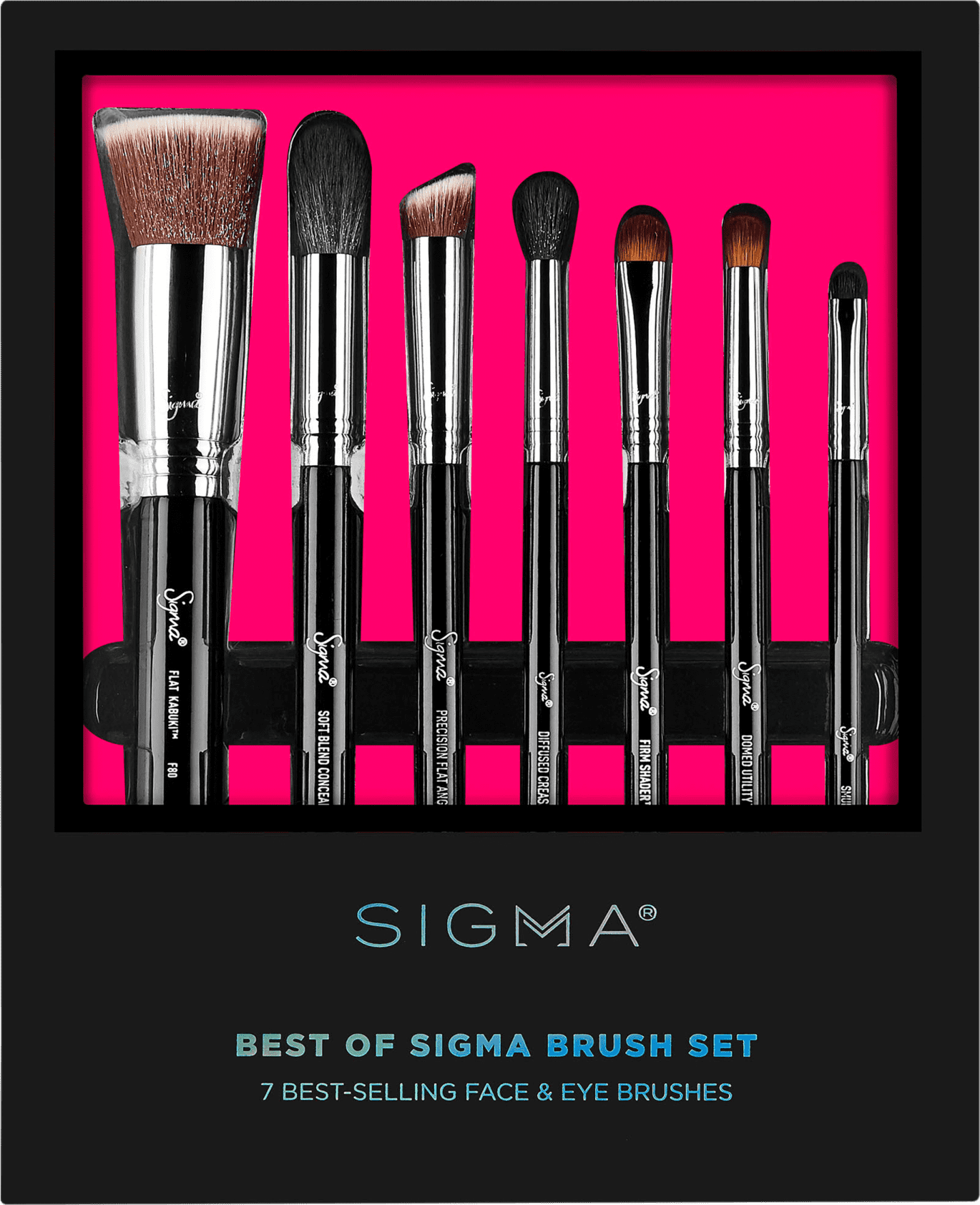 Kit de Pincéis Sigma Beauty Best of Sigma (7 produtos)