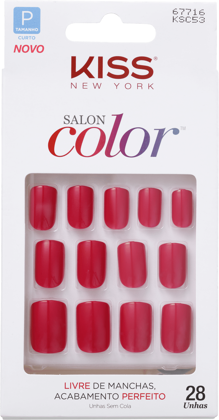 Kiss New York Salon Color Angel - Unhas Postiças