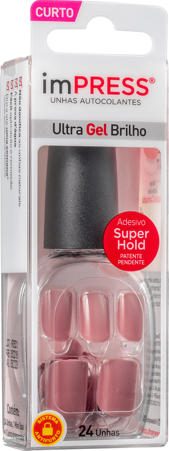 Kiss New York Impress Curta Summer Nude - Unhas Postiças