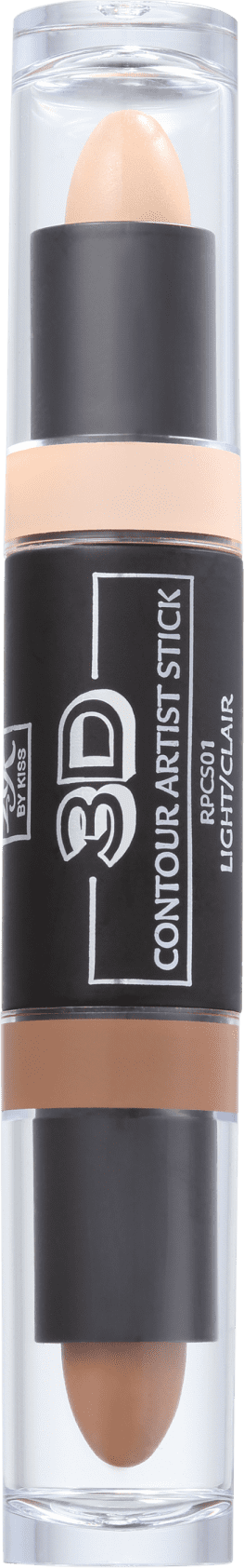 Kiss New York Ruby Kisses 3D Contour Artist Stick Light - Contorno Facial 4g