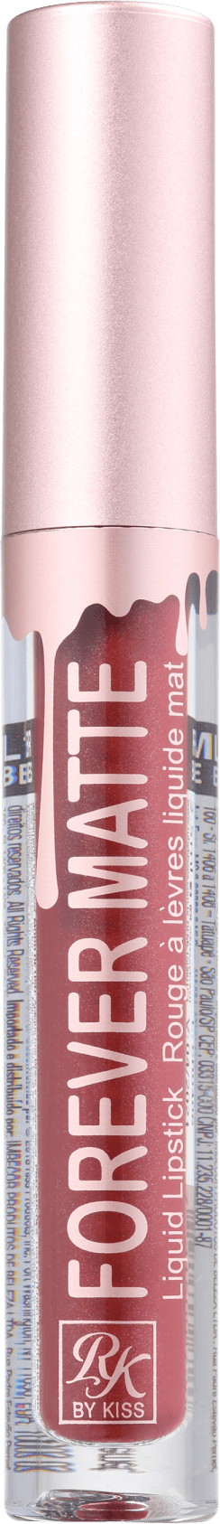 Kiss New York Ruby Kisses Forever Matte Bare Berries - Batom Líquido 3ml
