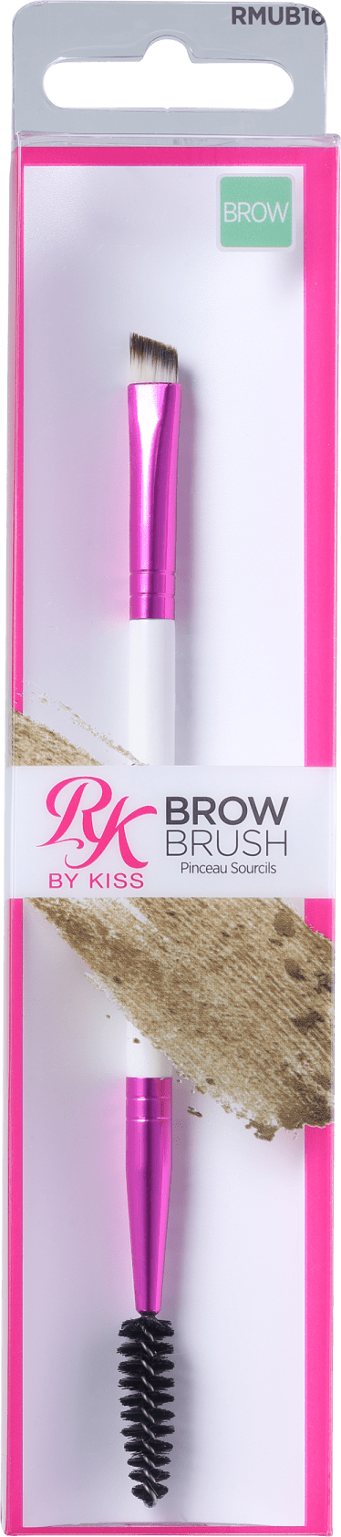 Kiss New York Ruby Kisses - Pincel para Sobrancelhas 3g