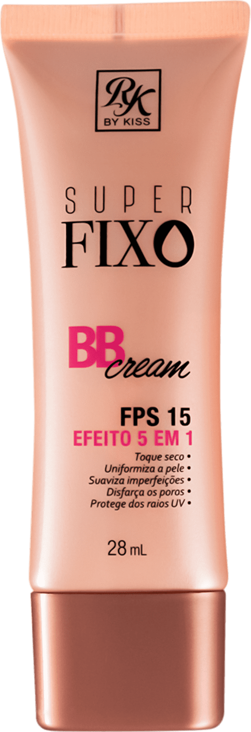 Kiss New York Ruby Kisses Super Fixo FPS 15 Claro - BB Cream 28g
